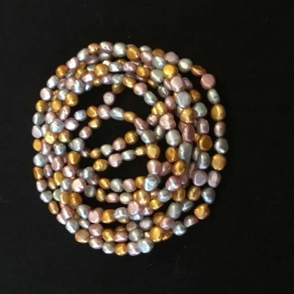 🌟Opera Length Multicolored Pearl Set - Picture 7 of 8